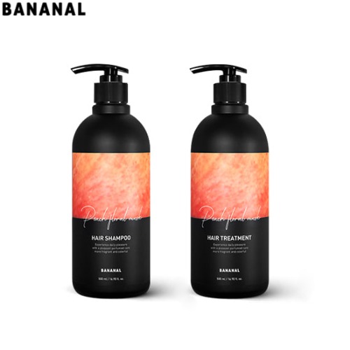 BANANAL Perfumed Hair Shampoo/Treatment Peach Floral Musk 500ml
