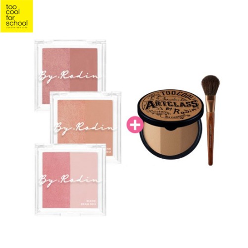 TOO COOL FOR SCHOOL Blush Beam Duo + Shading + All Over Brush Set 3items