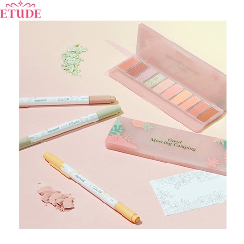 ETUDE Play Color Eyes Good Morning Camping Coloring Kit 8items [ETUDE X MONAMI Limited]