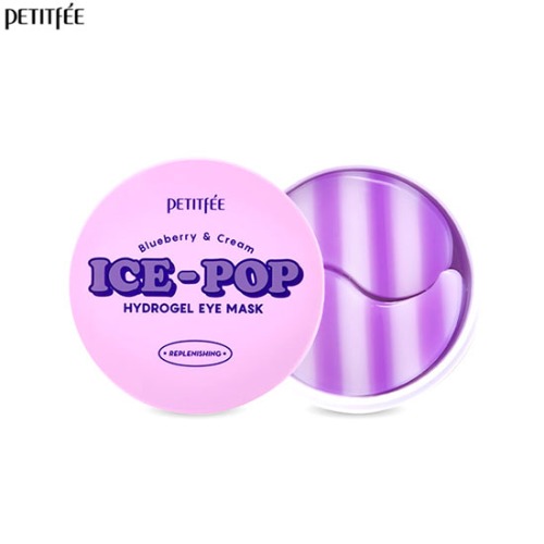 PETITFEE Blueberry &amp; Cream Ice-Pop Hydrogel Eye Mask 84g