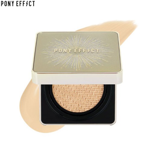 PONY EFFECT Coverstay Cushion Foundation EX 15g*2ea [Champagne Gold Limited Edition]