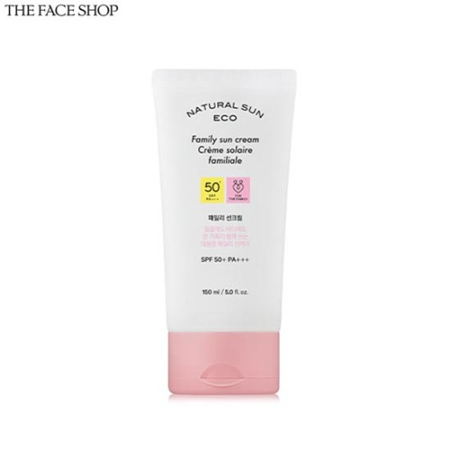 THE FACE SHOP Natural Sun Eco Family Sun Cream SPF50+ PA+++ 150ml | Best  Price and Fast Shipping from Beauty Box Korea
