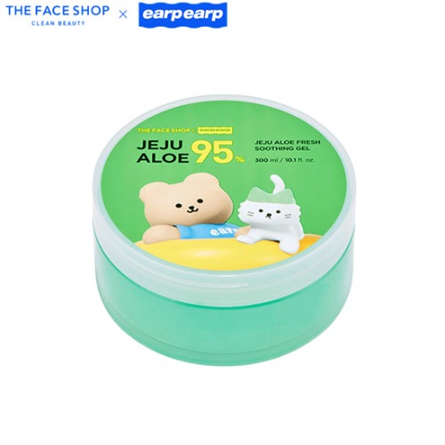 THE FACE SHOP Jeju Aloe Fresh Soothing Gel 300ml [THE FACE SHOP x EARPEARP Summer Edtion]