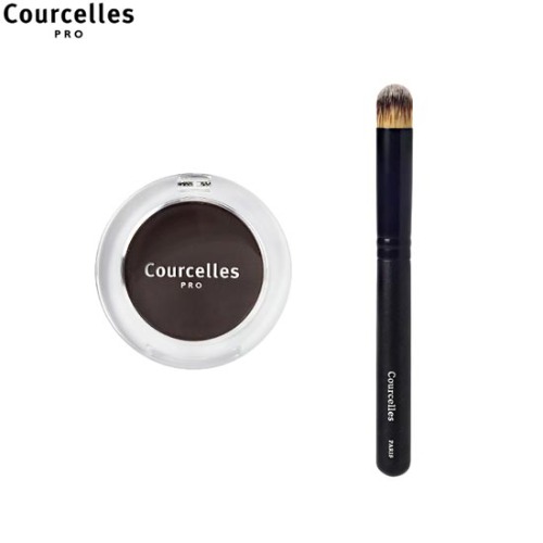 COURCELLES Hair Shadow &amp; Hair Brush With Foam Brush Gift Set 3items