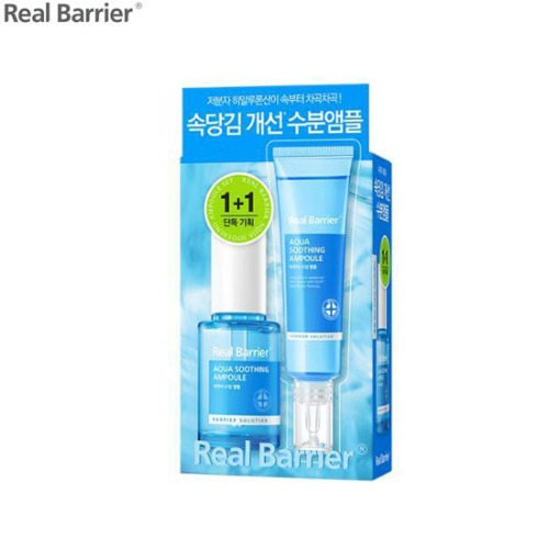REAL BARRIER Aqua Soothing Ampoule 30ml 1+1 Special Set 2items