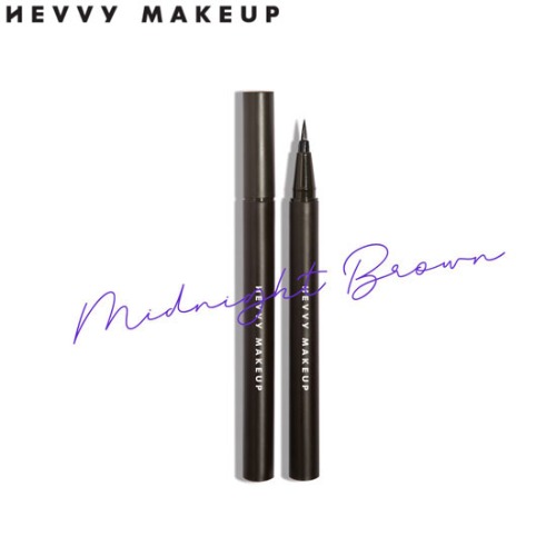 HEVVY MAKEUP Two Die for Brown Pen Liner 0.6g