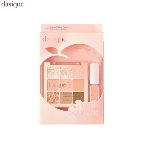 DASIQUE Shadow Palette #14 Peach Squeeze With Syrup Nail Color Special Set 2items