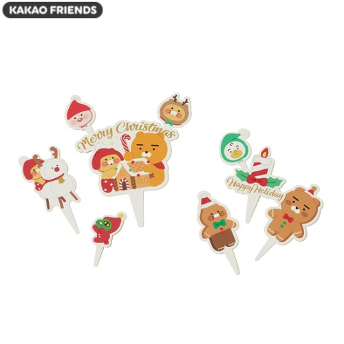 KAKAO FRIENDS My Christmas Cookies Cake Topper Set 1ea [2022 My Cookie Christmas]