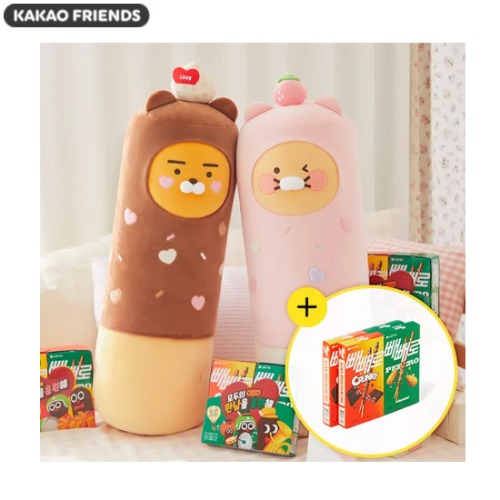 KAKAO FRIENDS Pepero Body Pillow+Pepero Set 5items