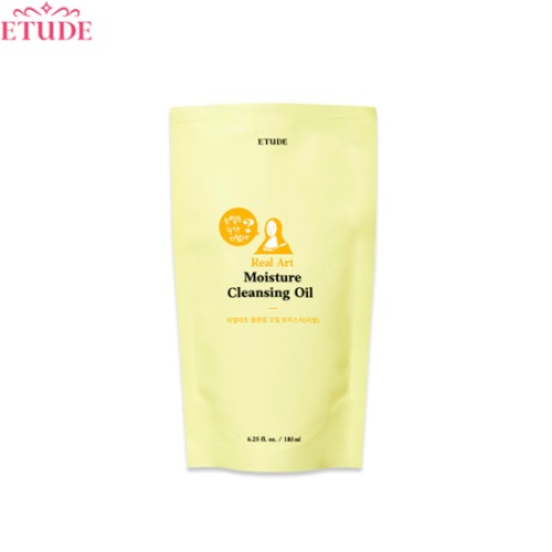 ETUDE Real Art Cleansing Oil Moisture Refill 185ml [Online Excl.]