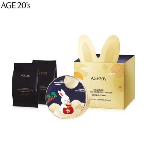AGE20&#039;s Signature Essence Cover Pact Master Double Cover Set 3items [2023 Wishful Rabbit Limited Edition]
