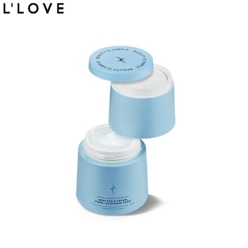 LLOVE Dual Pore Pad &amp; Soothing Gel Cream Pore-Soothing Care 40pads+50ml