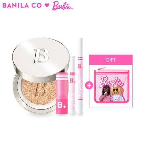 BANILA CO Cushion + Makeup Set 5items [BANILA CO x BARBIE]