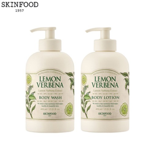 SKINFOOD Lemon Verbena Body Wash/Lotion 450ml