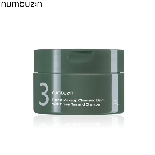 NUMBUZIN No.3 Pore &amp; Makeup Cleansing Balm With Green Tea And Charcoal 85g