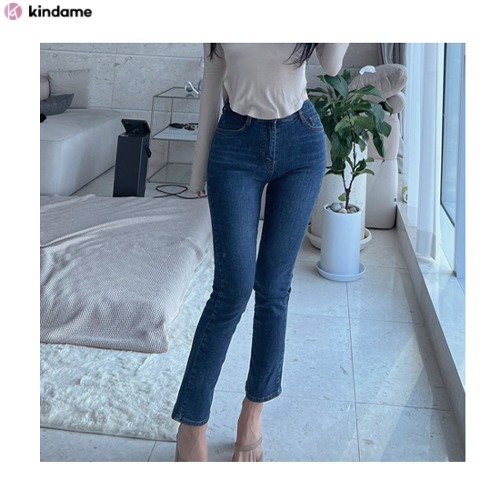edderkop Continental dialog KINDAME Volume Up Dark Blue Straight Jeans 1ea | Best Price and Fast  Shipping from Beauty Box Korea