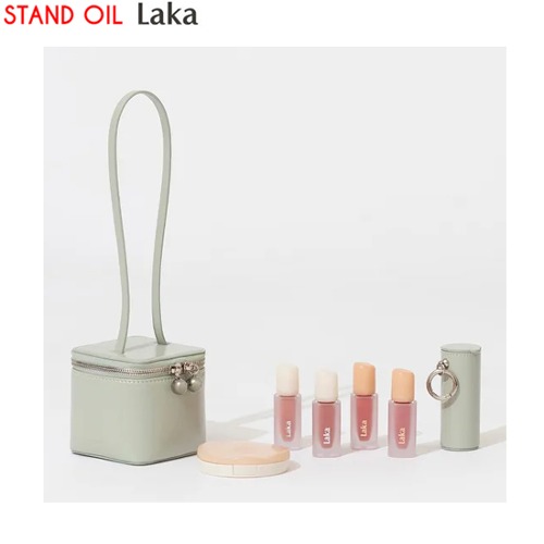 STAND OIL x LAKA Cosmetic Bag &amp; Lip Bag Set 7items