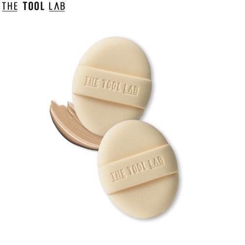 THE TOOL LAB Long-Lasting Cover Puff 2ea