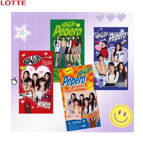 LOTTE New Jeans Pepero Pepero 8items [Pepero x New Jeans]