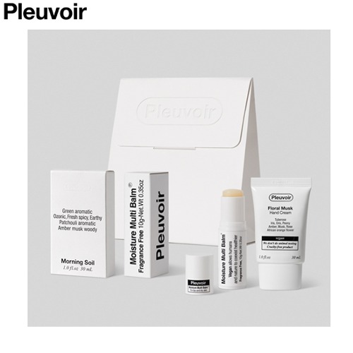 PLEUVOIR Gift Packaging Multi Balm + Hand Cream Set 3items