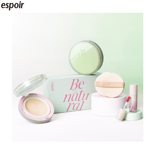 ESPOIR Pro Tailor Be Glow Cushion + Velvet Tint Set 4items [Green Blossom Edition]