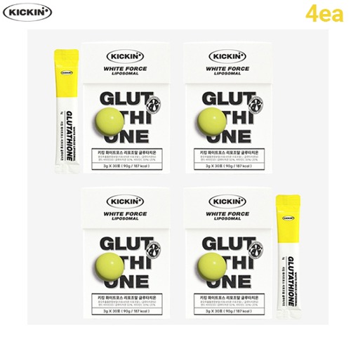 best glutathione in korea KICKIN White Force Liposomal Glutathione 3g*30ea*4box Best Price and Fast  Shipping from Beauty Box Korea