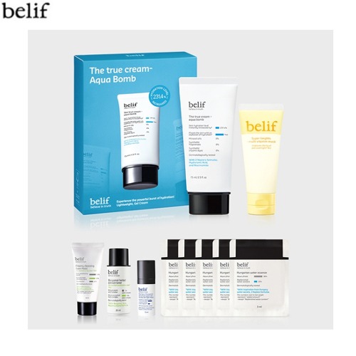 BELIF The True Cream Aqua Bomb + Vitamin Mask Set 11items