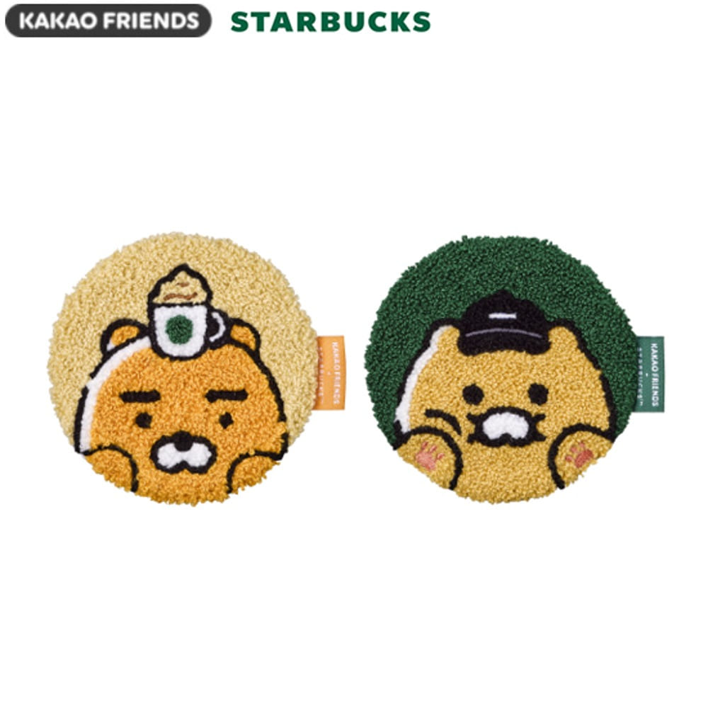 KAKAO FRIENDS SS My Buddies Fabric Coaster Set 2items [KAKAO FRIENDS x STARBUCKS]