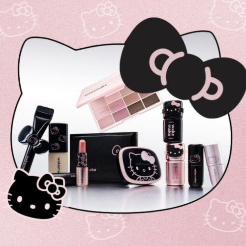 WAKEMAKE x HELLO KITTY BLACK EDITION The Ultimate Full Collector's Set