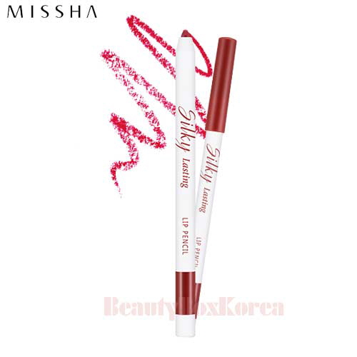 MISSHA Silky Lasting Lip Pencil 0.25g,MISSHA