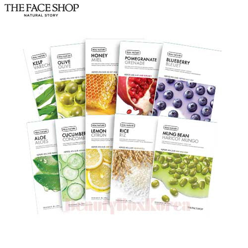 THE FACE SHOP Real Nature Mask Sheet 20g*10ea,THE FACE SHOP