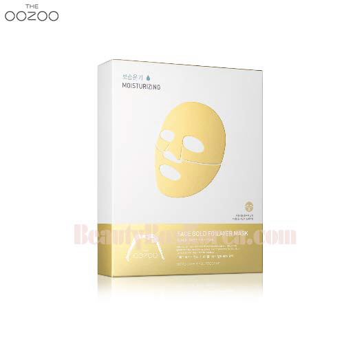 THE OOZOO Face Gold Foilayer Mask 25ml*10ea Available Now At Beauty Box  Korea