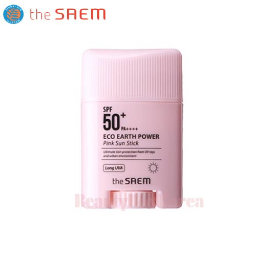 THE SAEM Eco Earth Power Pink Sun Stick SPF50+PA++++ 16g | Best Price and  Fast Shipping from Beauty Box Korea
