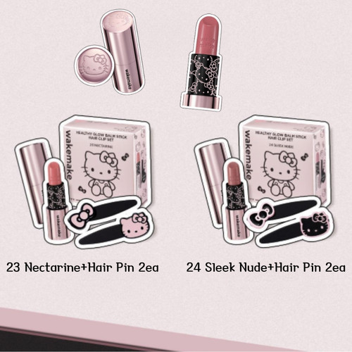 WAKEMAKE Healthy Glow Balm Stick 3.5g Hello Kitty Black Edition