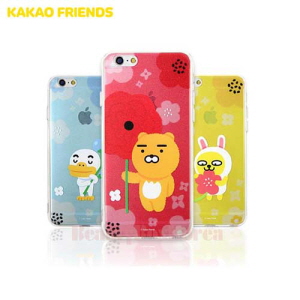KAKAO FRIENDS Flower Jell Hard Phone Case,KAKAO FRIENDS