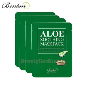 BENTON Aloe Soothing Mask Pack 23g*10ea,BENTON