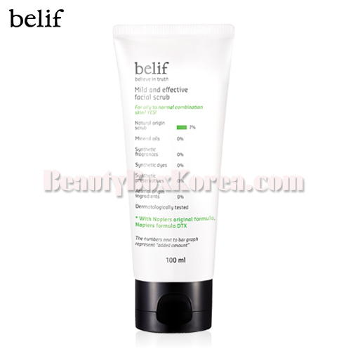 BELIF Mild and Effective Facial Scrub 100ml,BELIF