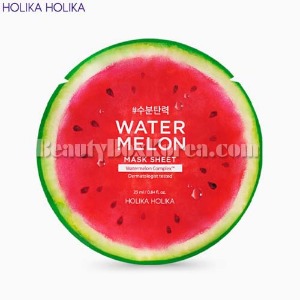 HOLIKA HOLIKA Water Melon Mask Sheet 25ml,Beauty Box Korea,HOLIKAHOLIKA