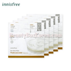 INNISFREE Skin Clinic Mask Madecassoside 5ea [Made By You] [Online Excl.]
