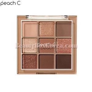 PEACH C Soft Mood Eyeshadow Palette #Soft Brown 18g