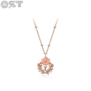 OST Cherry Pink Cherry Blossom Starlight Silver Necklace (OTS320301MPP) 1ea [OST X Cardcaptor Sakura]