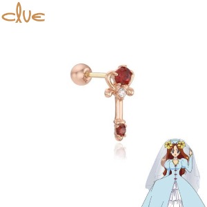 CLUE Angel&#039;s Magic Wand 10K Gold Piercing (CLE20312T) 1pc [CLUE X Wedding Peach 2nd collaboration]