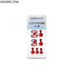 DASHING DIVA Queen Stone Magic Press Pedicure 1ea [The Queen]