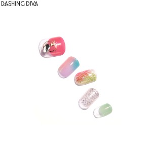 DASHING DIVA Big Stone Gloss Ultra Shine Gel Nail Strip 1ea [The Queen]