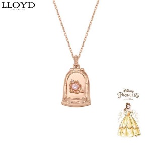 LLOYD Silver Locket Necklace 1ea [LLOYD X DISNEY Princess]