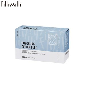 FILLIMILLI Embossing Cotton Puff 220pads