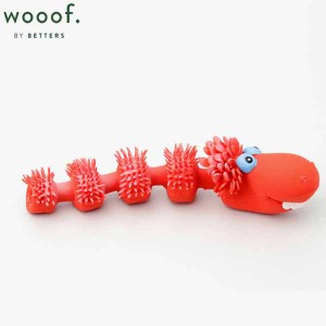 WOOOF BY BETTERS LANCO Pet Toy Rubber Dragon 1ea