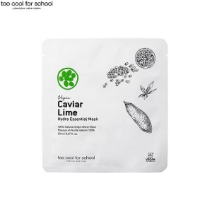 TOO COOL FOR SCHOOL Caviar Lime Hydra Essential Mask 20ml,Beauty Box Korea,TOO COOL FOR SCHOOL