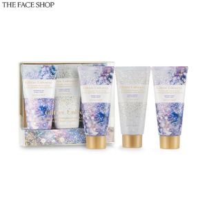THE FACE SHOP Glitter Universe Holiday Perfumable Hand Cream Trio 3items