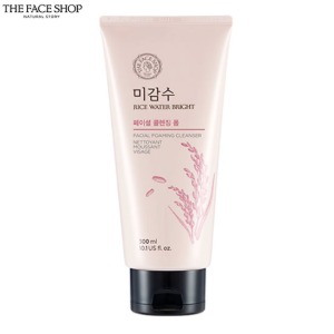 THE FACE SHOP Rice Water Bright Cleansing Foam 300ml,THE FACE SHOP